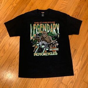 Harley-Davidson Legendary Motorcycles Halloween Mummy Shirt